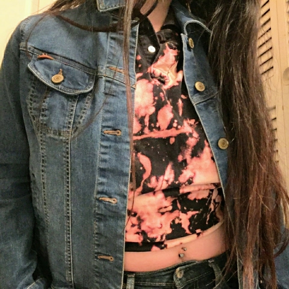 OOAK unisex upcycled tie-dye vintage Old Navy Polo
